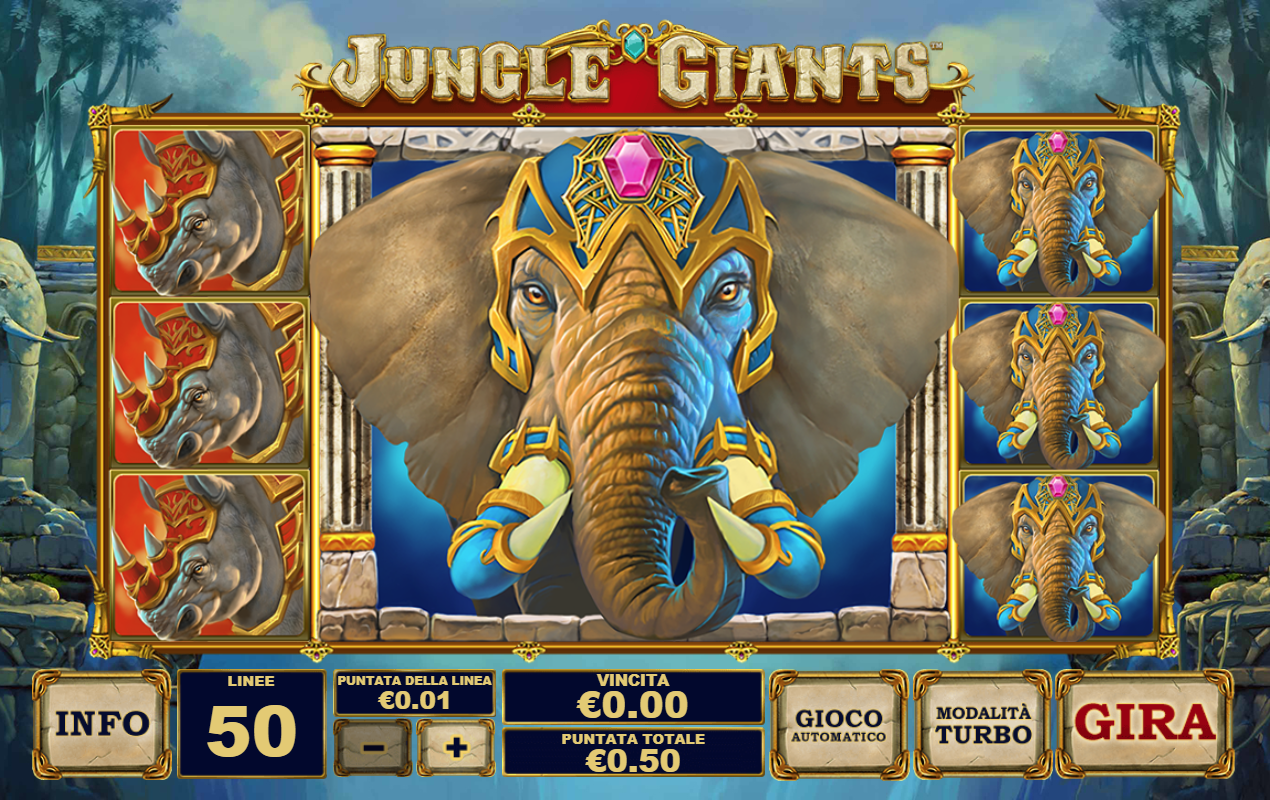 Jungle Giants spilleautomat - spill gratis