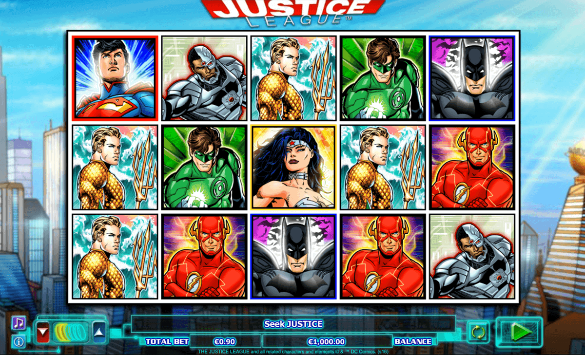 Justice League spilleautomat - spill gratis
