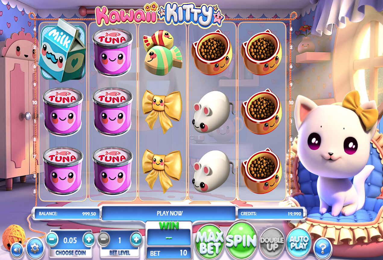 Kawaii Kitty spilleautomat - spill gratis