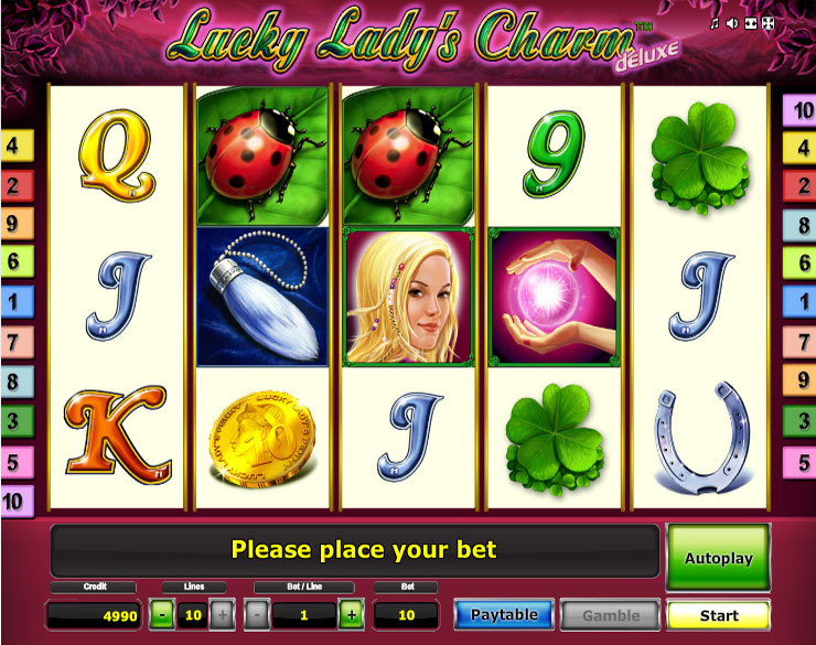 Lucky Lady's Charm spilleautomat - spill gratis