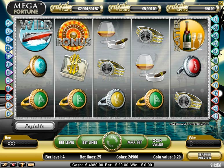 Mega Fortune spilleautomat - spill gratis