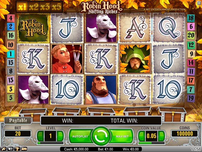 Robin Hood spilleautomat - spill gratis