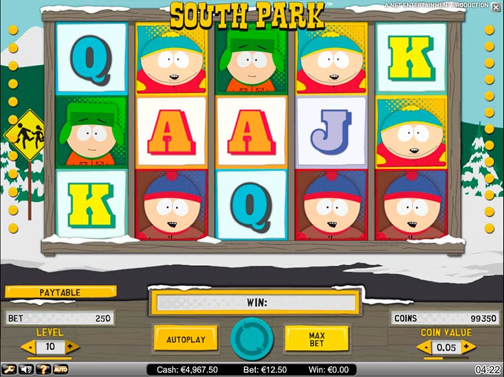 South Park spilleautomat - spill gratis