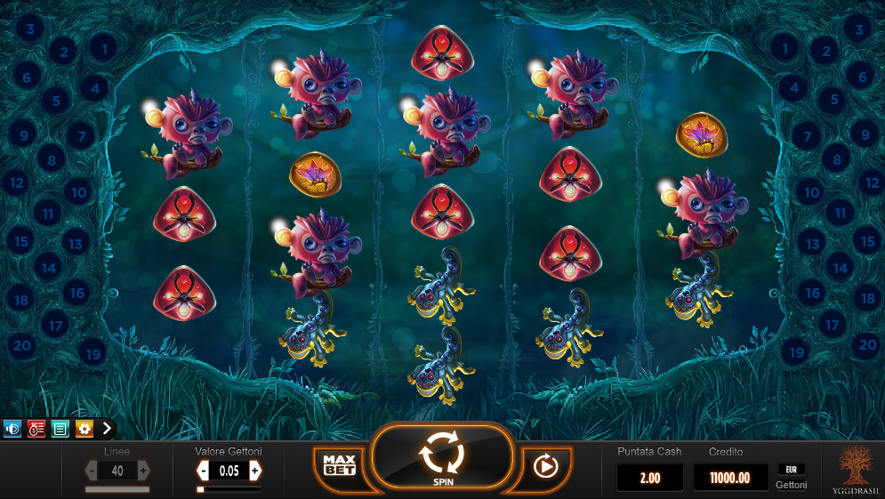 Magic Mushrooms spilleautomat - spill gratis