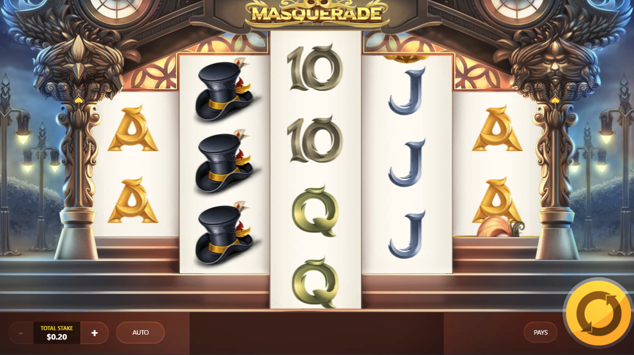 Masquerade spilleautomat - spill gratis