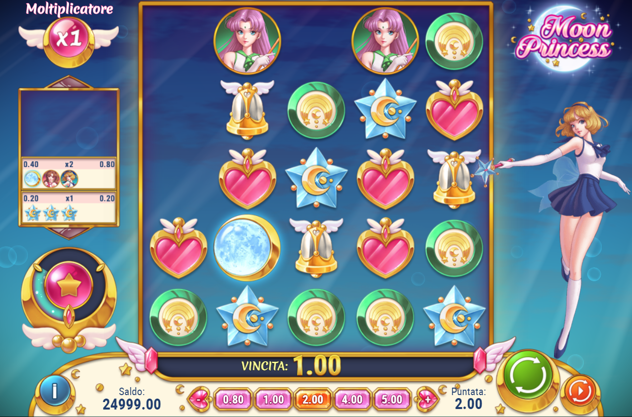 Moon Princess spilleautomat - spill gratis