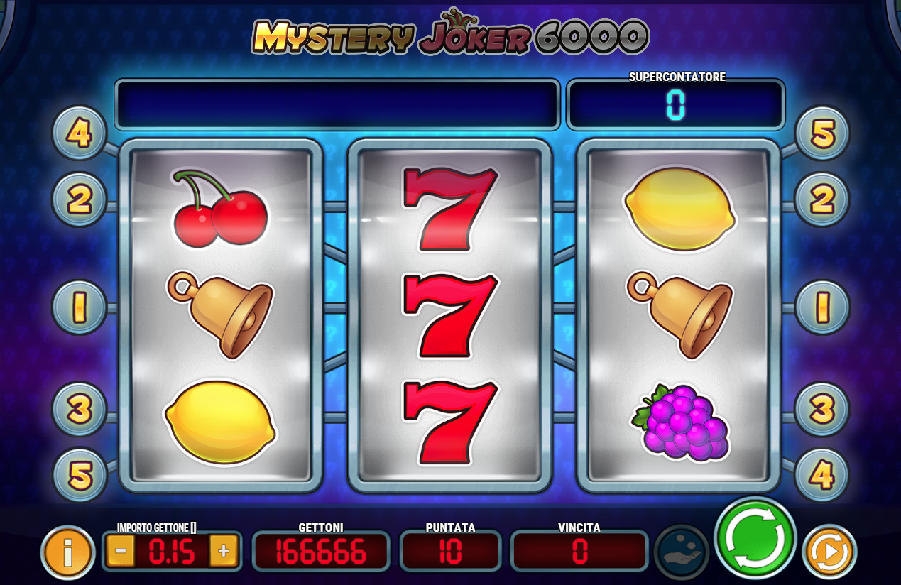 Mystery Joker 6000 spilleautomat - spill gratis
