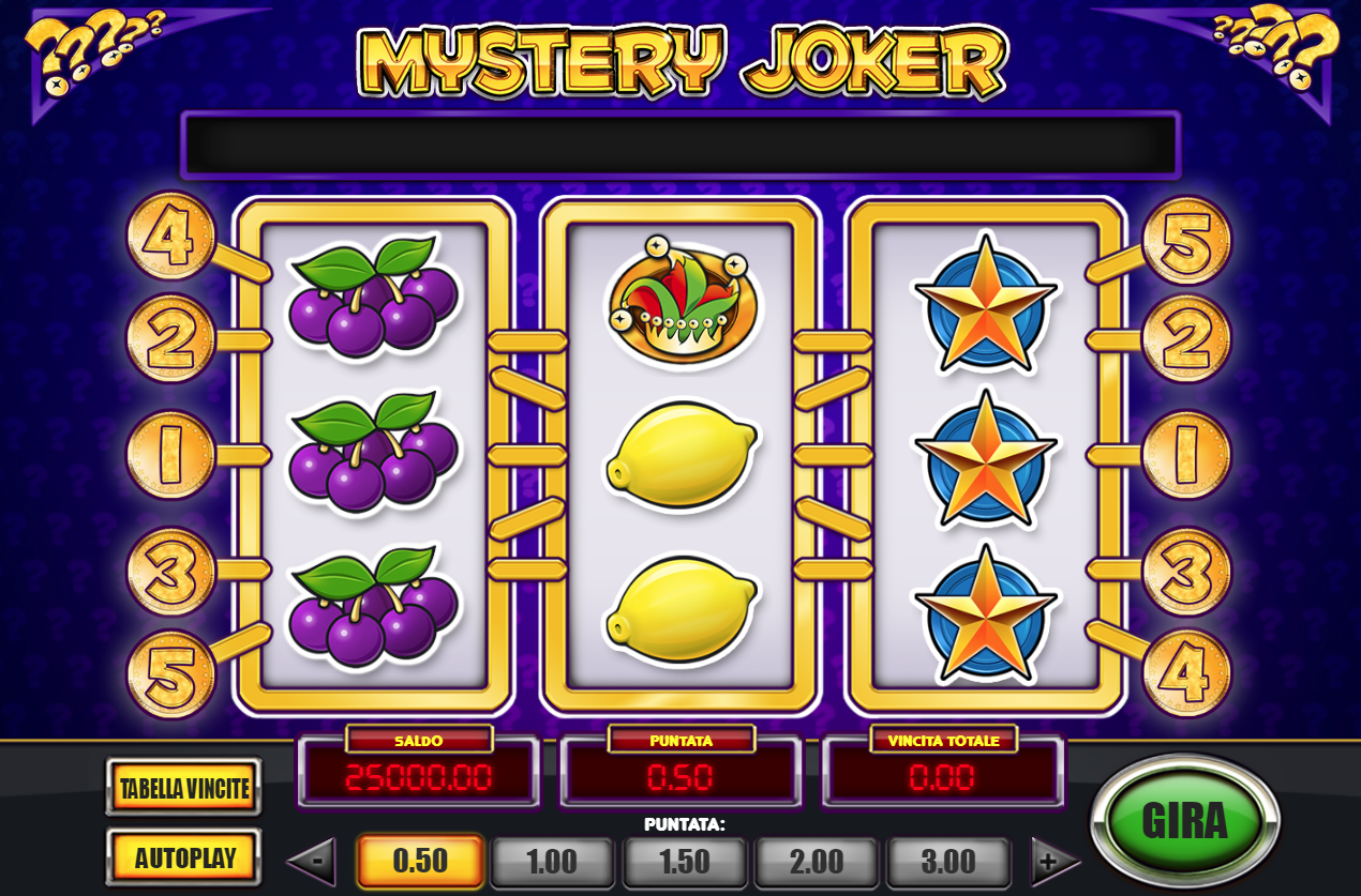 Mystery Joker spilleautomat - spill gratis