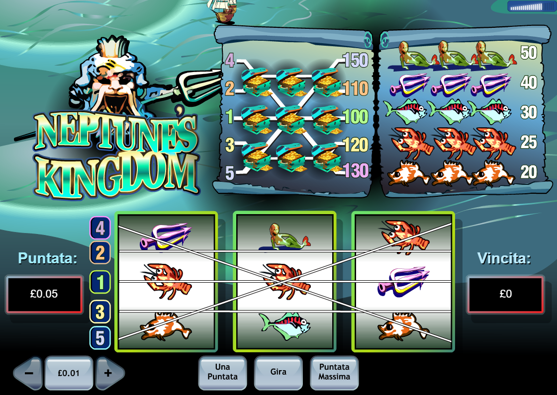 Neptunes Kingdom Slot Machine - spill gratis