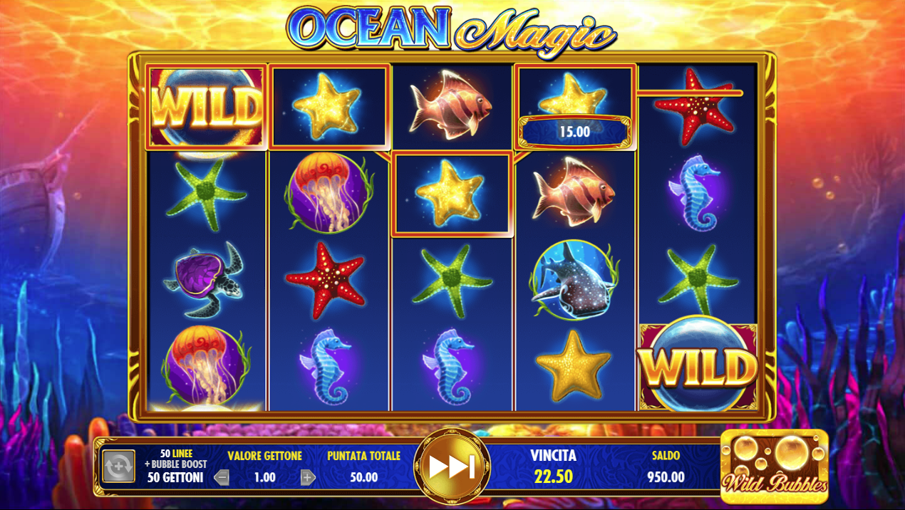 Ocean Magic spilleautomat - spill gratis