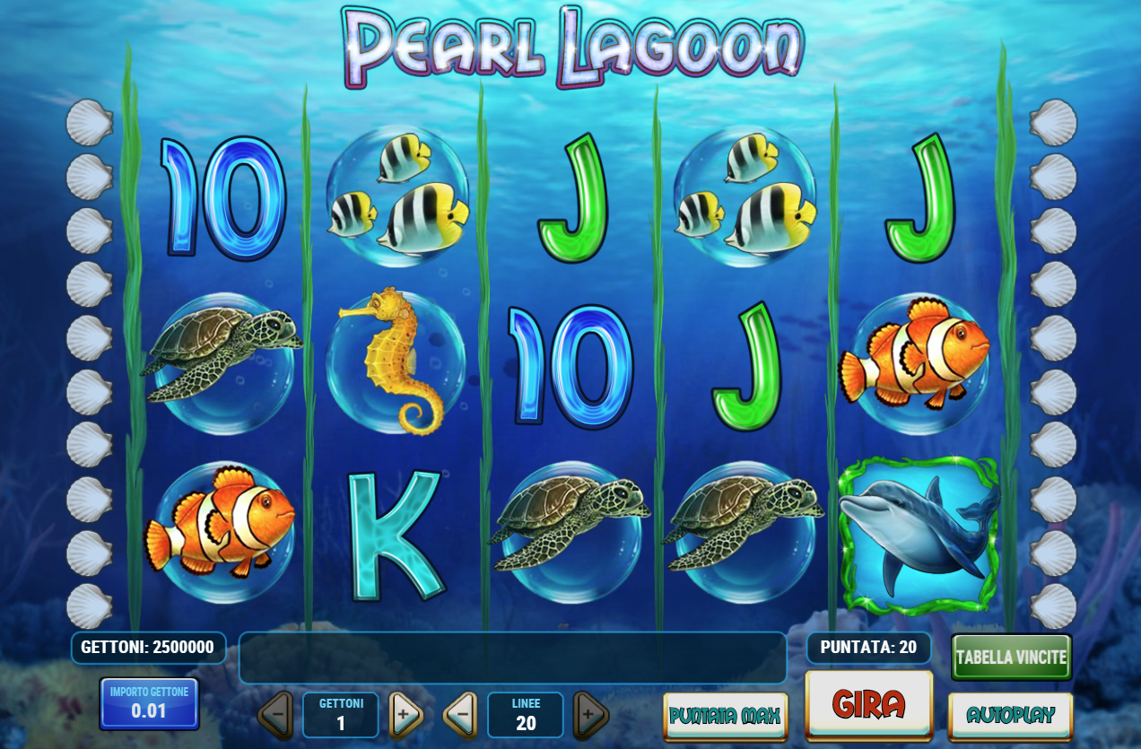 Pearl Lagoon spilleautomat - spill gratis