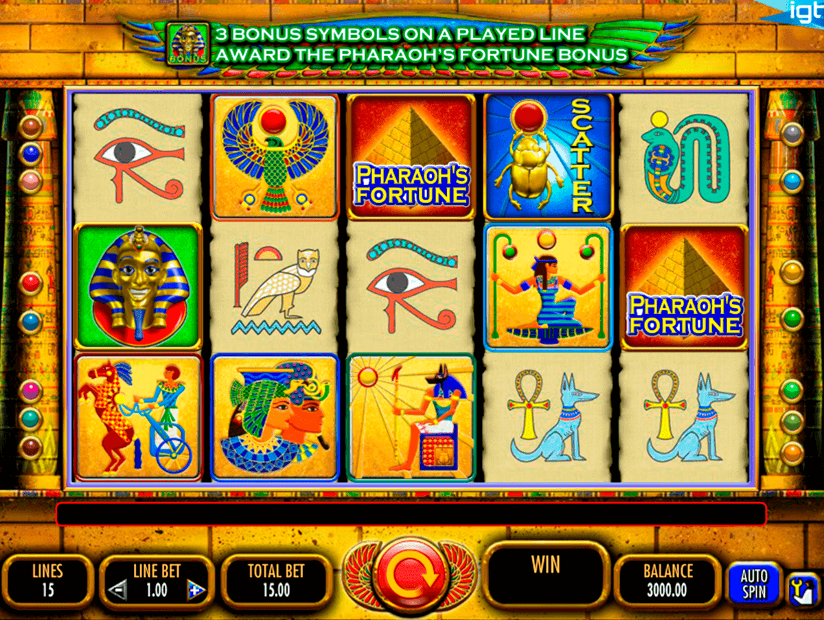 Pharaohs Fortune spilleautomat - spill gratis