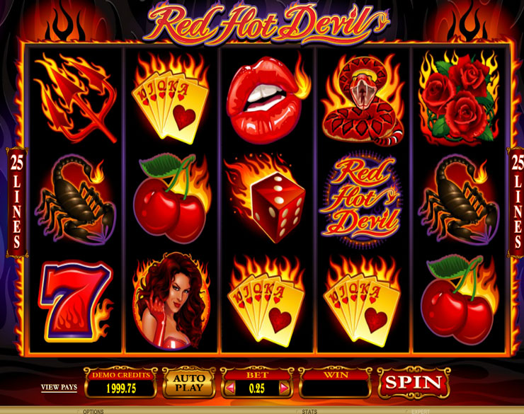 Red Hot Devil spilleautomat - spill gratis