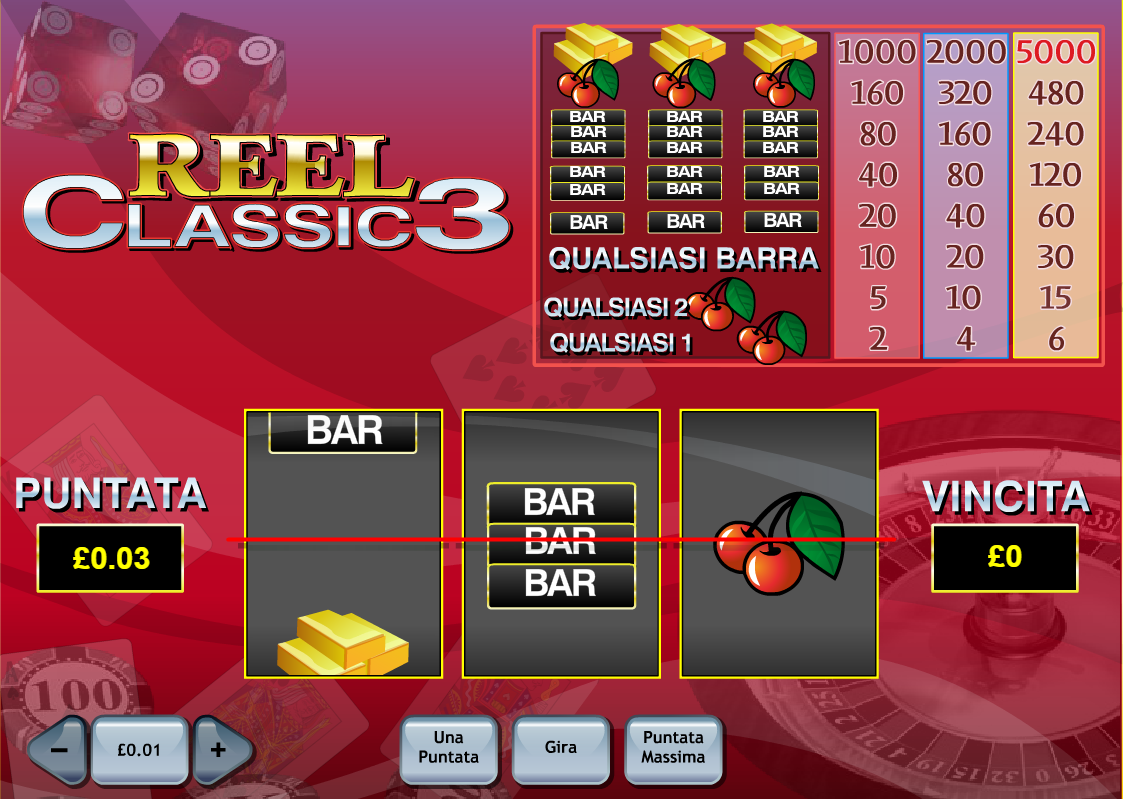 Reel Classic 3 spilleautomat - spill gratis