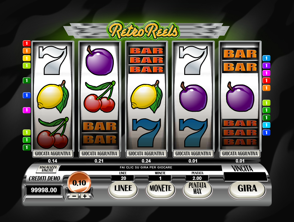 Retro Reels spilleautomat - spill gratis