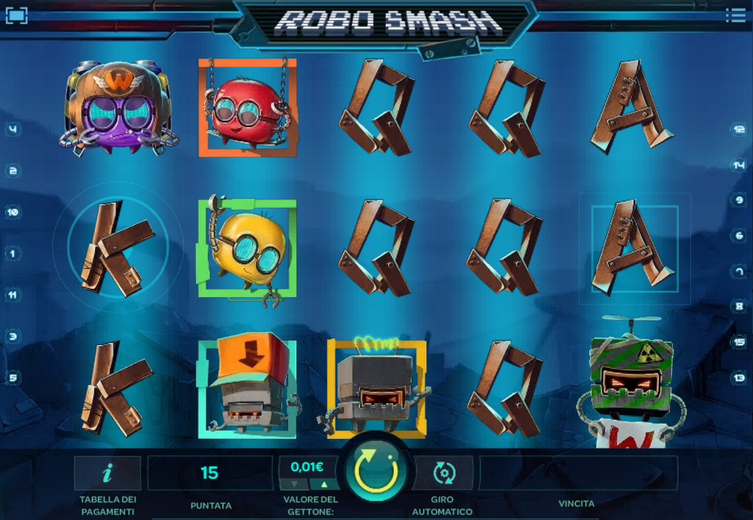 Robo Smash spilleautomat - spill gratis