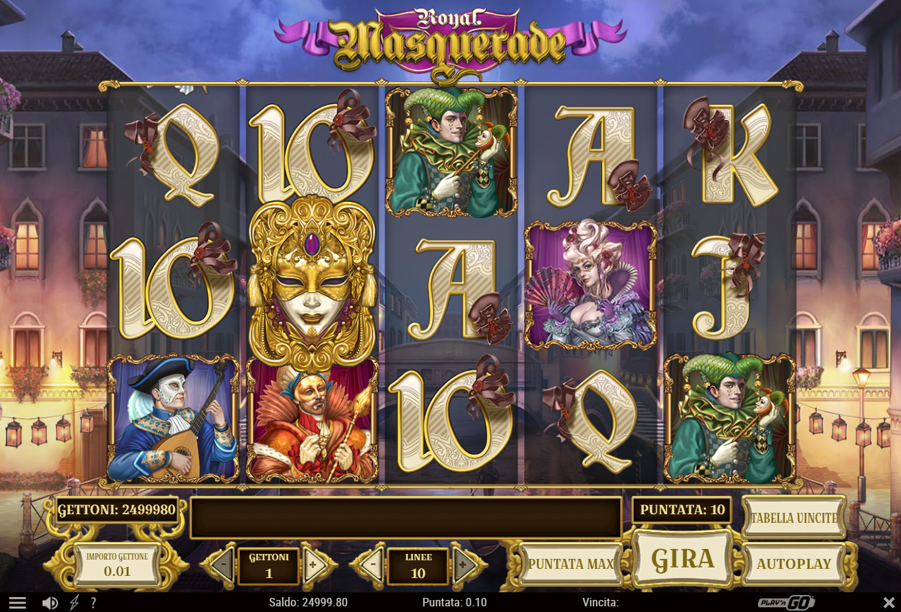Royal Masquerade spilleautomat - spill gratis