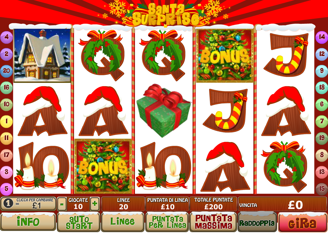 Santa Surprise spilleautomat - spill gratis