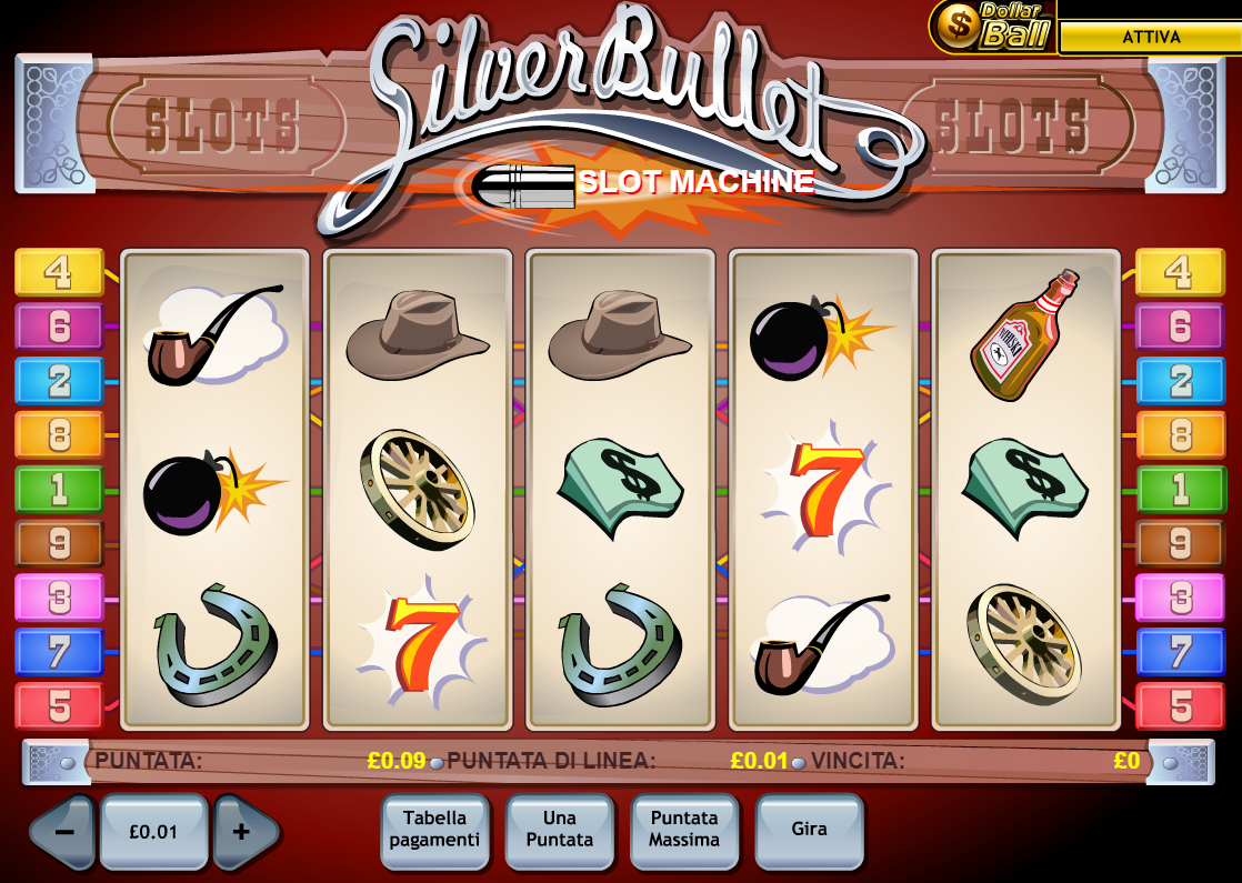 Silver Bullet spilleautomat - spill gratis