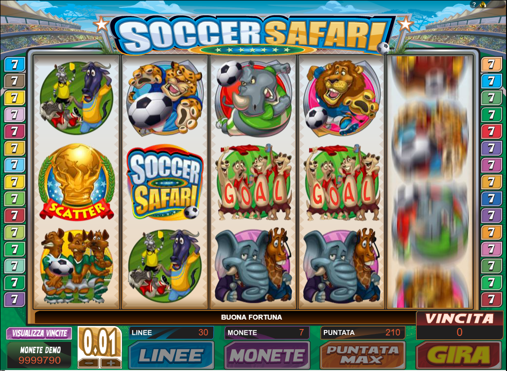 Soccer Safari spilleautomat - spill gratis