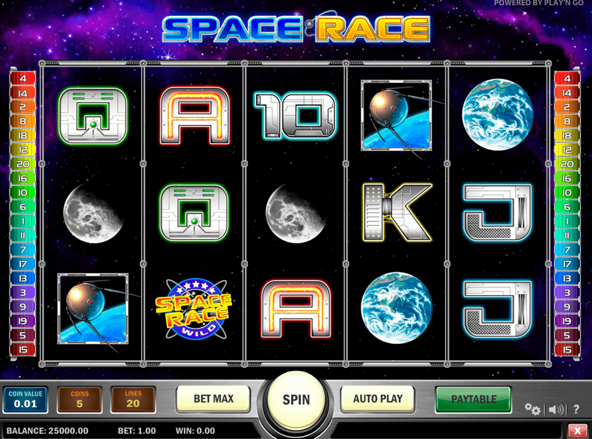 Space Race spilleautomat - spill gratis