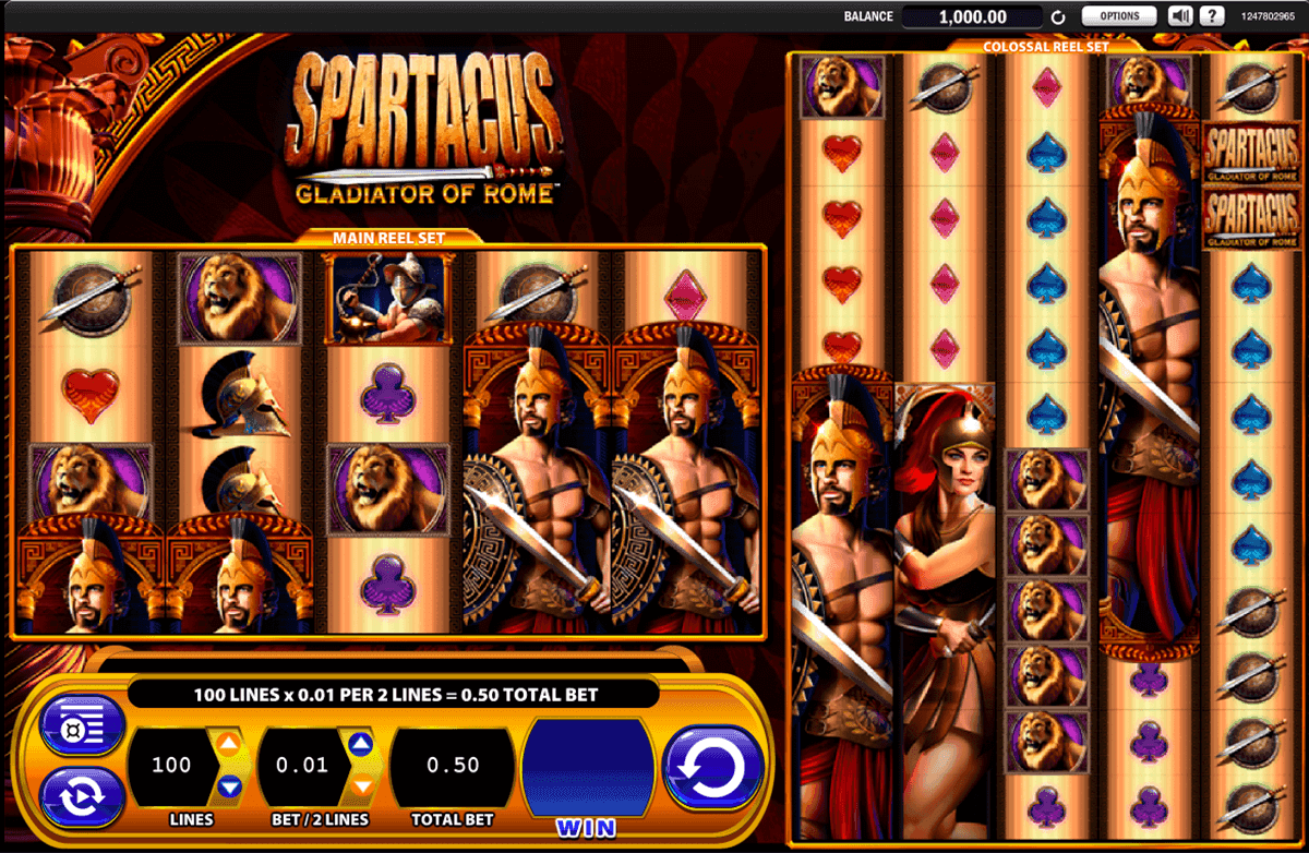 Spartacus spilleautomat - spill gratis