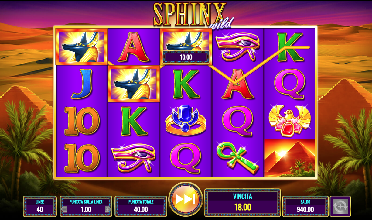 Sphinx Wild spilleautomat - spill gratis