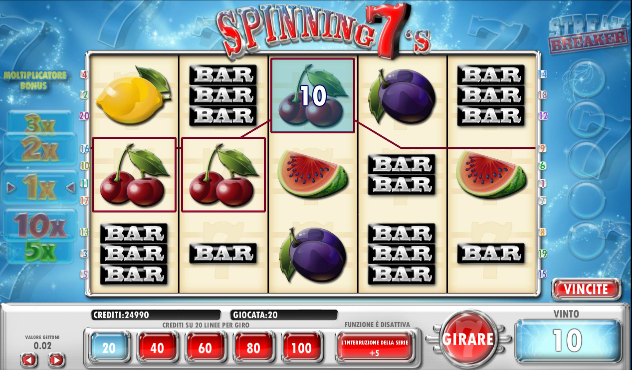Spinning 7's Slot Machine - spill gratis