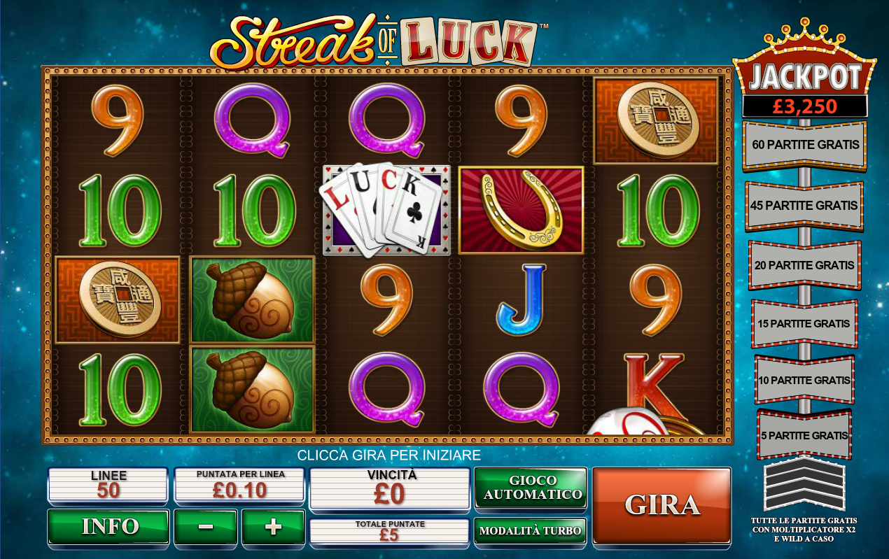 Streak Of Luck spilleautomat - spill gratis