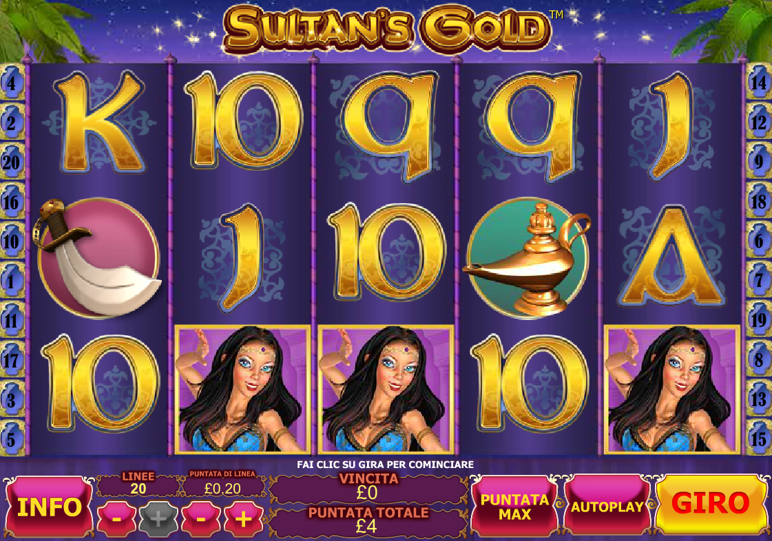 Sultan's Gold Slot Machine - spill gratis
