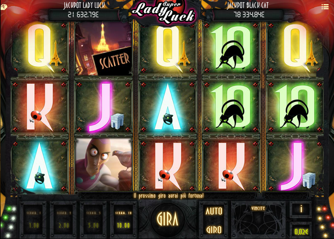 Super Lady Luck spilleautomat - spill gratis
