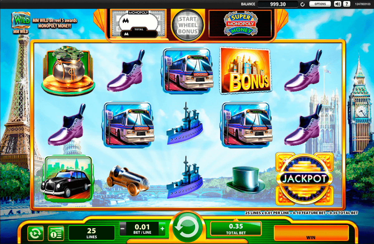 Super Monopoly Money spilleautomat - spill gratis