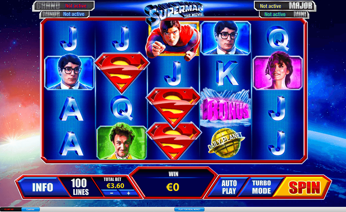 Superman spilleautomat - spill gratis