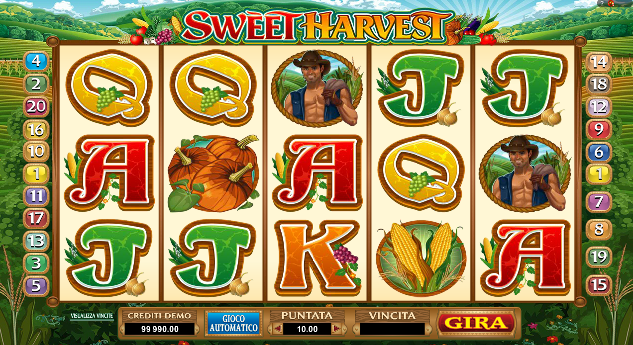 Sweet Harvest spilleautomat - spill gratis