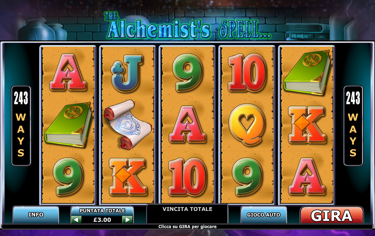 The Alchemist's Spell spilleautomat - spill gratis
