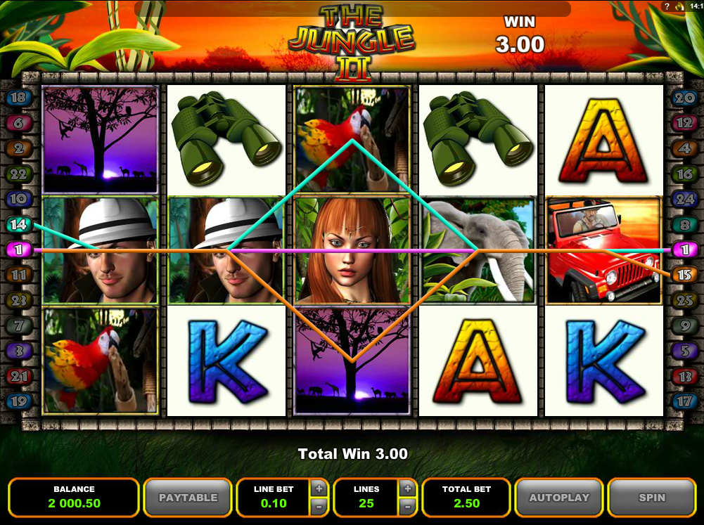 The Jungle II spilleautomat - spill gratis