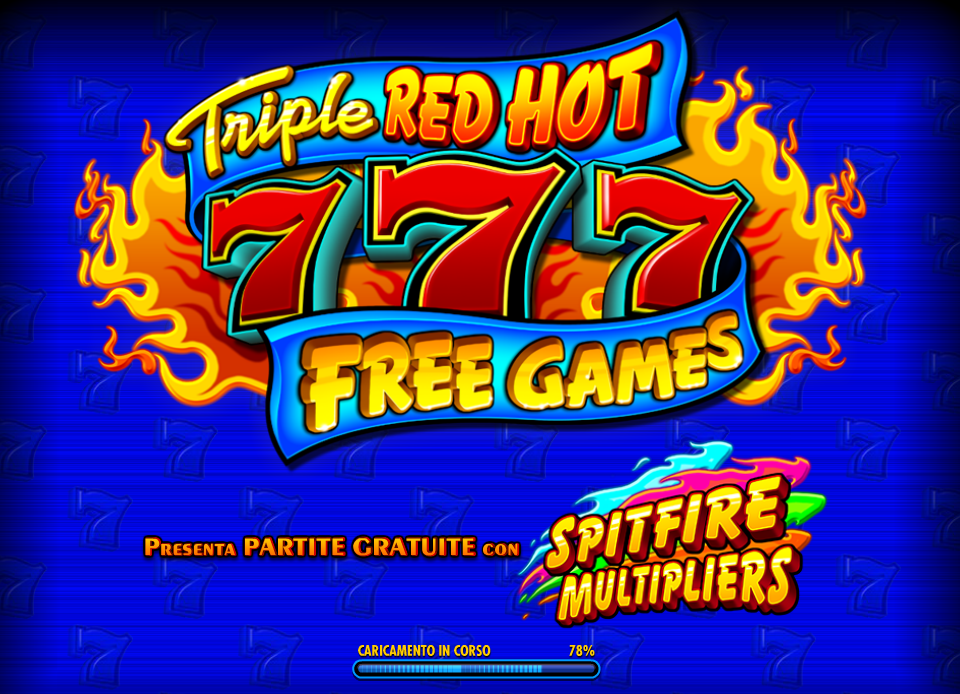 Triple Red Hot 777 spilleautomat - spill gratis