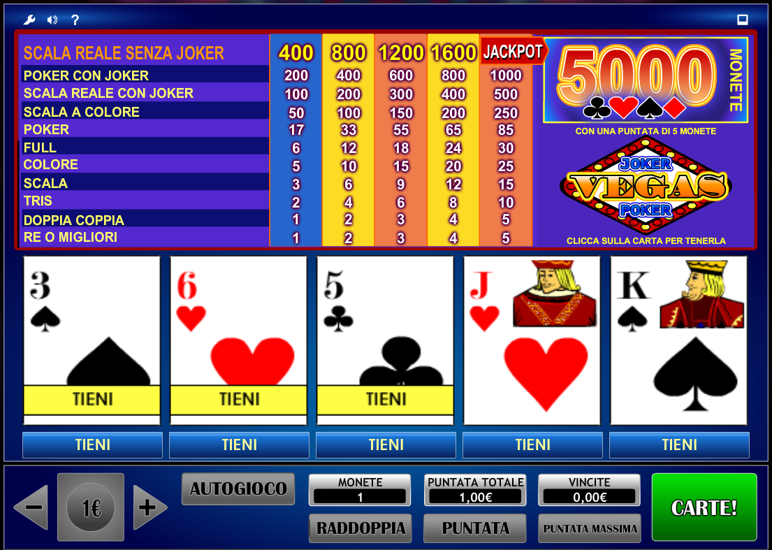 Gratis Vegas Joker Poker Game