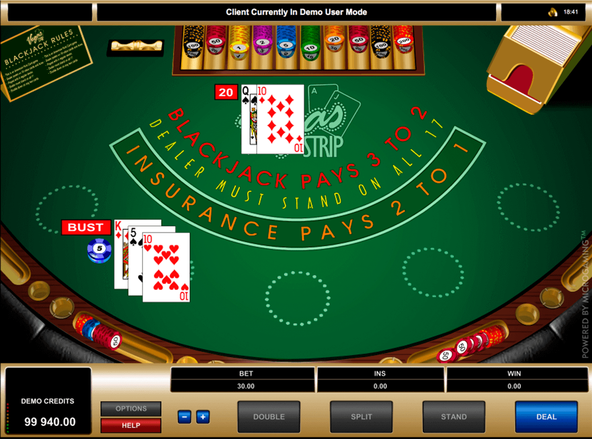 Gratis Vegas Strip Blackjack-spill