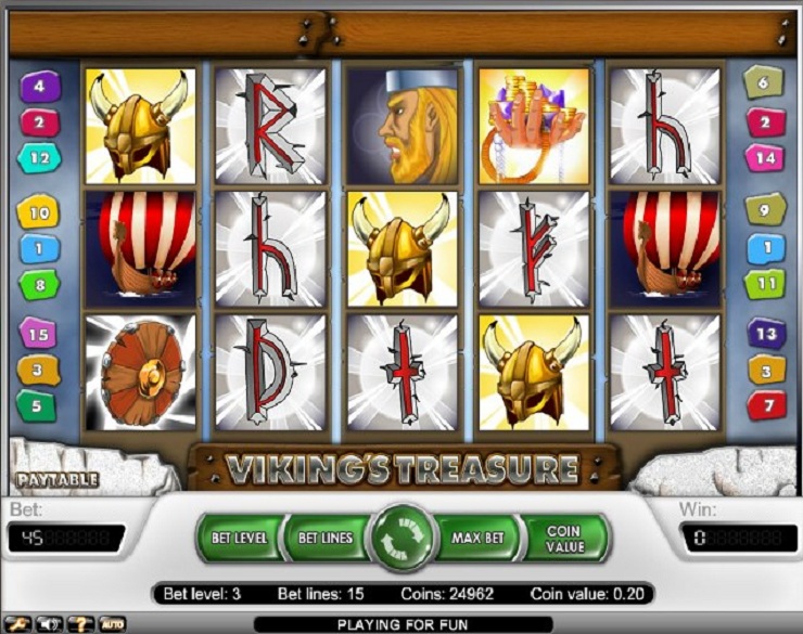 Viking's Treasure Slot Machine - spill gratis