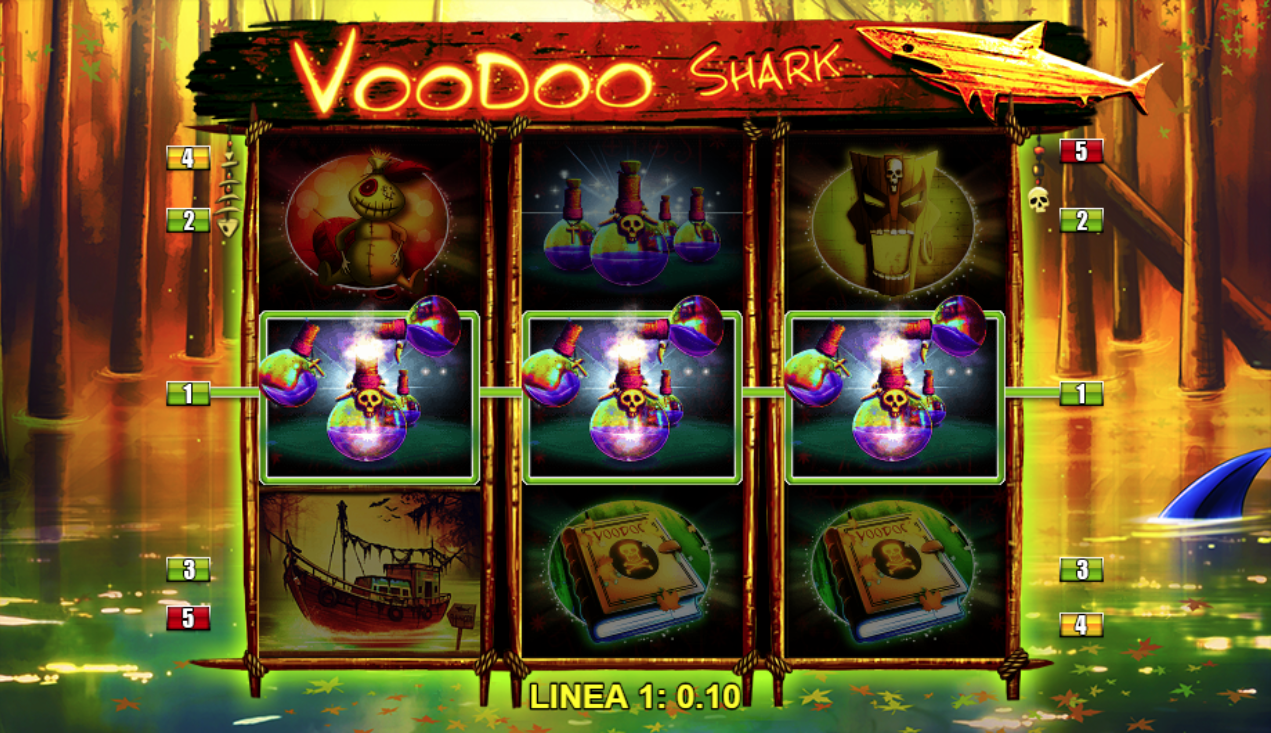 Voodoo Shark spilleautomat - spill gratis