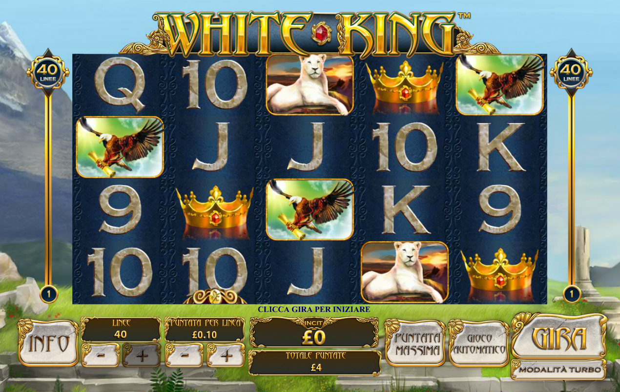 White King spilleautomat - spill gratis