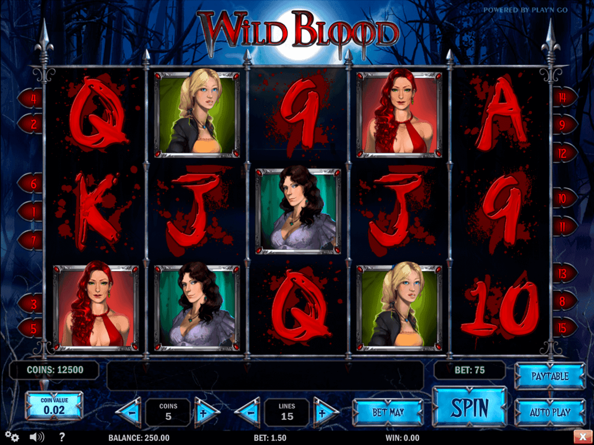 Wild Blood spilleautomat - spill gratis