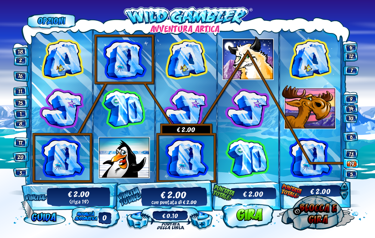Wild Gambler Arctic Adventure spilleautomat - Spill gratis