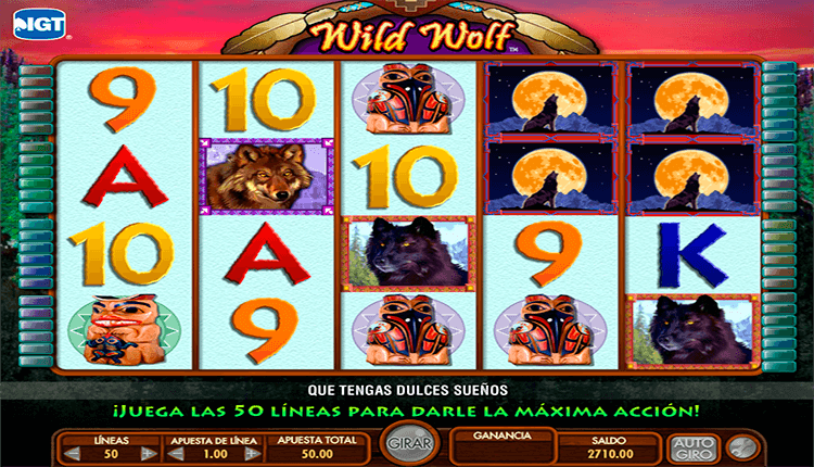 Wild Wolf spilleautomat - spill gratis